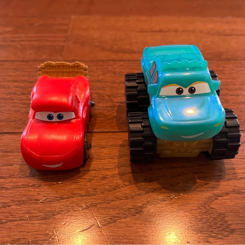 2022 McDonald Happy Meal Toys Disney Pixar Cars- IVY and Cave Lightning McQueen